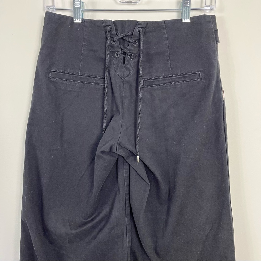 Anthropologie Cartonnier Wide Leg Pants Size 0 Black - Picture 8 of 9